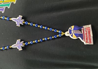 Lighthouse with Blue Angels Beads