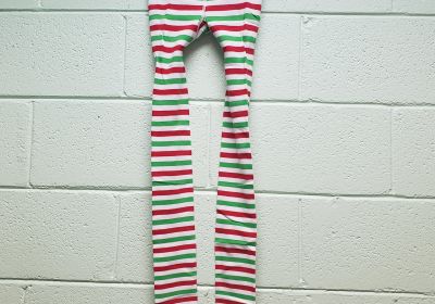 Red, Green, White Tights - One Size