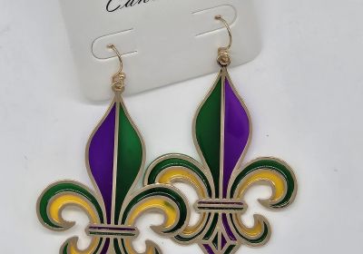 Metal FDL Earrings