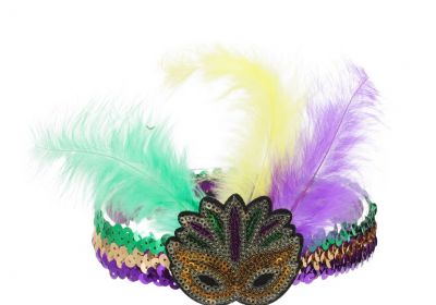 Sequin Stretch Mask Headband