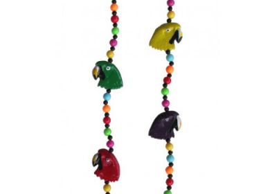 4 pc Parrot Head Beads