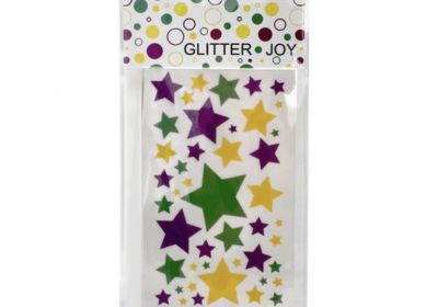 PGG Mardi Gras Stars Stickers