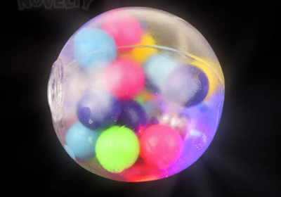 LED Squeeze Molecule  Balls - Dozen