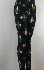 Mardi Gras FDL Leggings
