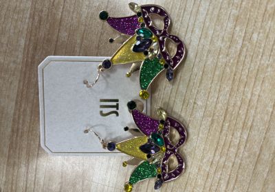 Jester Mask Earrings